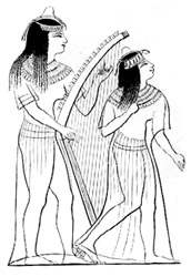 Egyptian harp